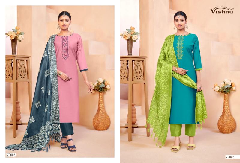 Vishnu evanka vol 15 dress material wholesale business